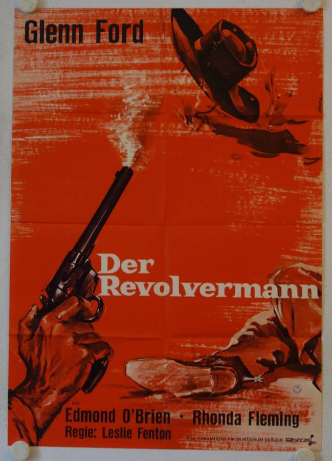 The Redhead and the Cowboy original release german movie poster